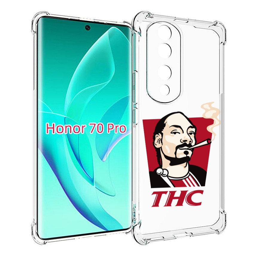 

Чехол MyPads THC для Honor 70 Pro / 70 Pro Plus, Прозрачный, Tocco