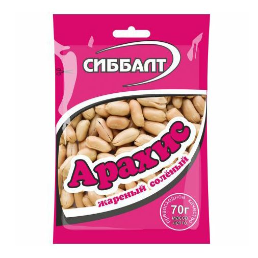 

Арахис Сиббалт жареный соленый 70 г 0394