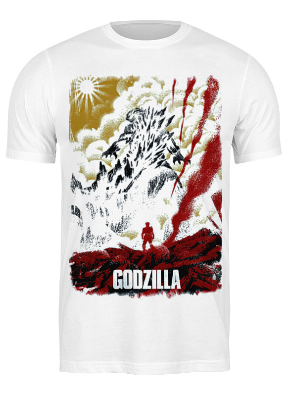 

Футболка мужская Printio Godzilla japan белая L, Белый, Godzilla japan