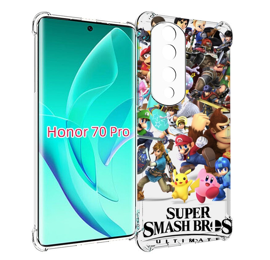 

Чехол MyPads Super Smash Bros для Honor 70 Pro / 70 Pro Plus, Прозрачный, Tocco