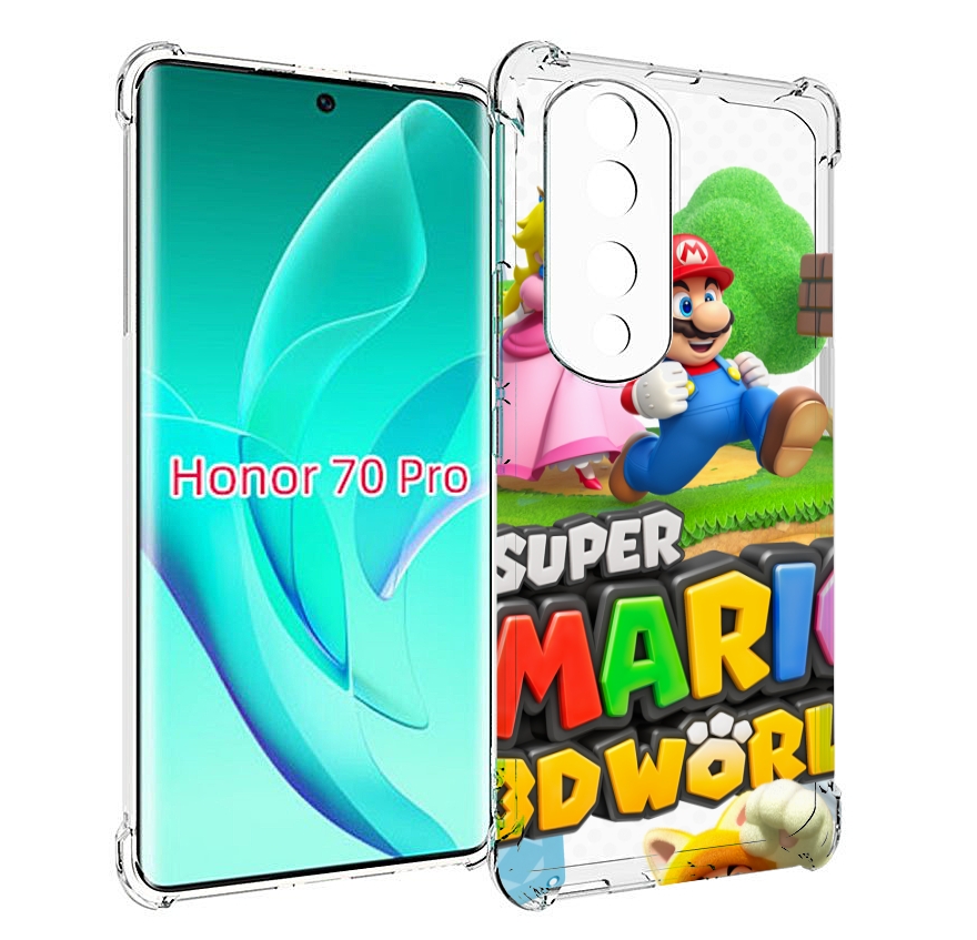 

Чехол MyPads Super Mario 3D World для Honor 70 Pro / 70 Pro Plus, Прозрачный, Tocco