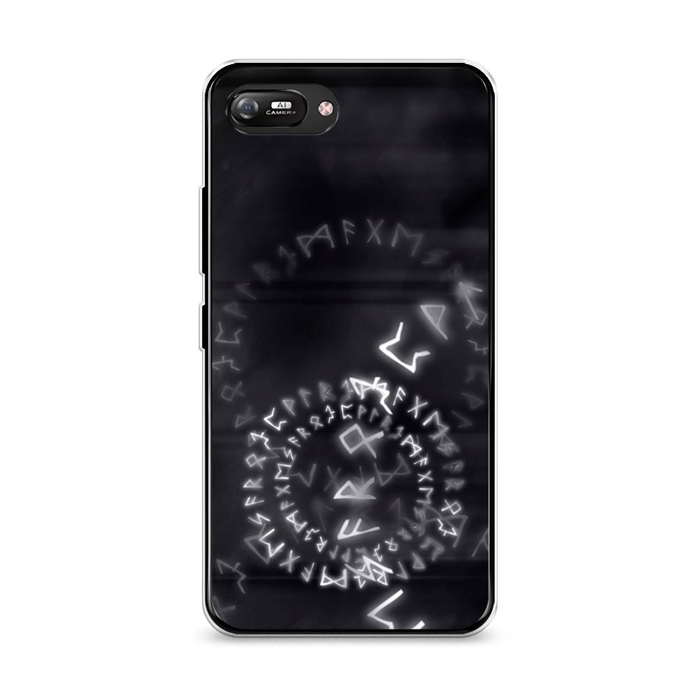 

Чехол на Itel A25 "Руны", Серый;черный, 3200950-3