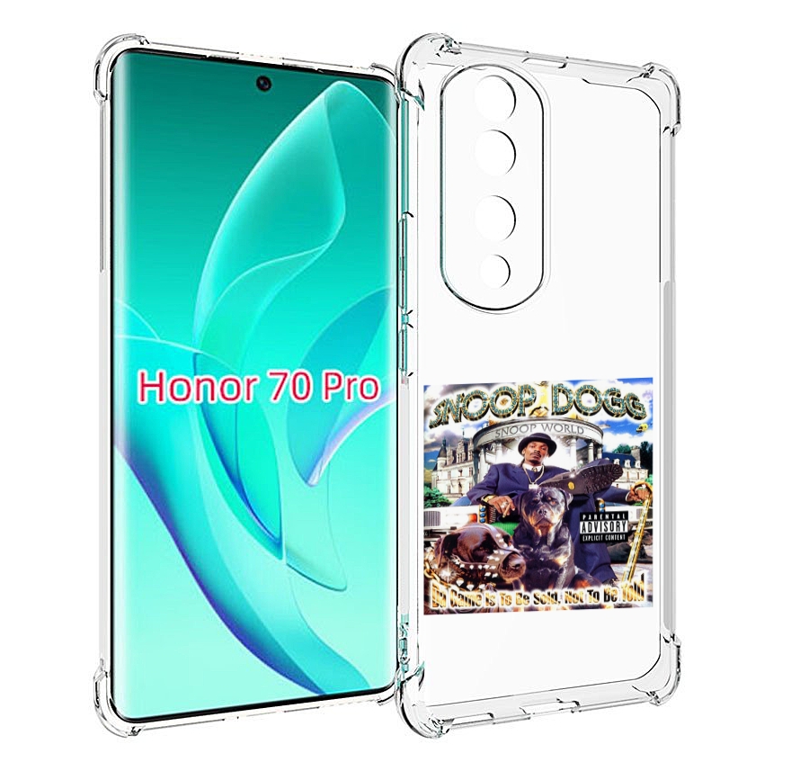 

Чехол MyPads Snoop Dogg DA GAME IS TO BE SOLD, NOT TO BE TOLD для Honor 70 Pro, Прозрачный, Tocco