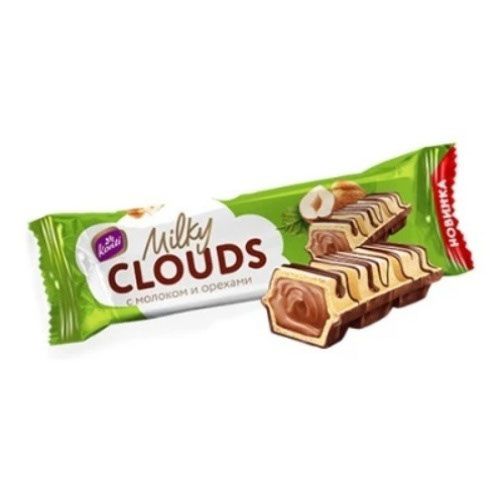 

Батончик Konti Milky Clouds с молоком и орехами 23 г