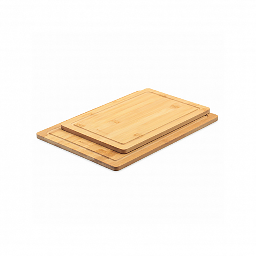 

Доски разделочные ATTRIBUTE CUT.BOAR Bamboo, деревянные, 35x25 и 30x20 см 2 шт, Коричневый, Стокмарт-Разделочные доски1-19