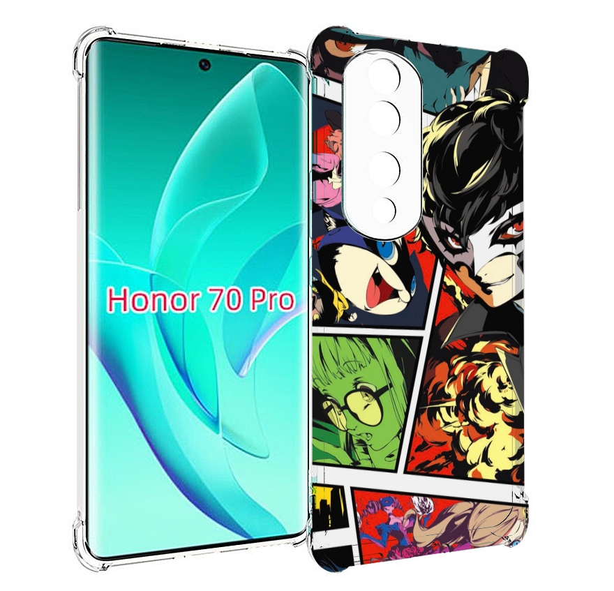 

Чехол MyPads Persona 5 art для Honor 70 Pro / 70 Pro Plus, Прозрачный, Tocco