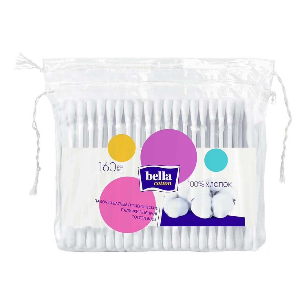 Ватные палочки Bella Cotton 160 шт