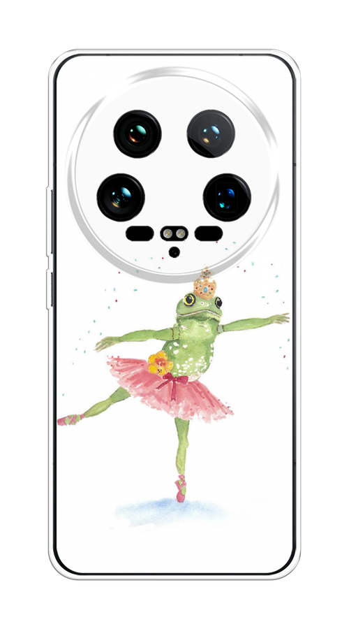

Чехол на Xiaomi 14 Ultra "Лягушка-балерина", Зеленый, 321850-1