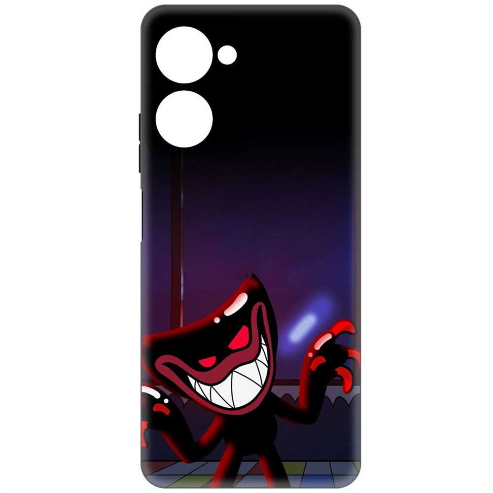 

Чехол-накладка Софт Хаги Ваги для Realme 10 Pro, Черный