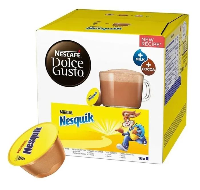

Какао в капсулах Nescafe Dolce Gusto Nesquik (16 капсул), 3 упаковки