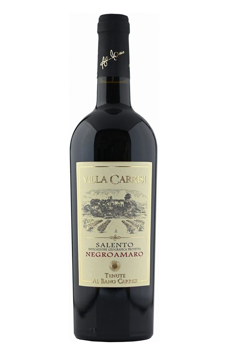 

Вино сухое красное Villa Carrisi Negroamaro 2018, Италия, 0.75 л