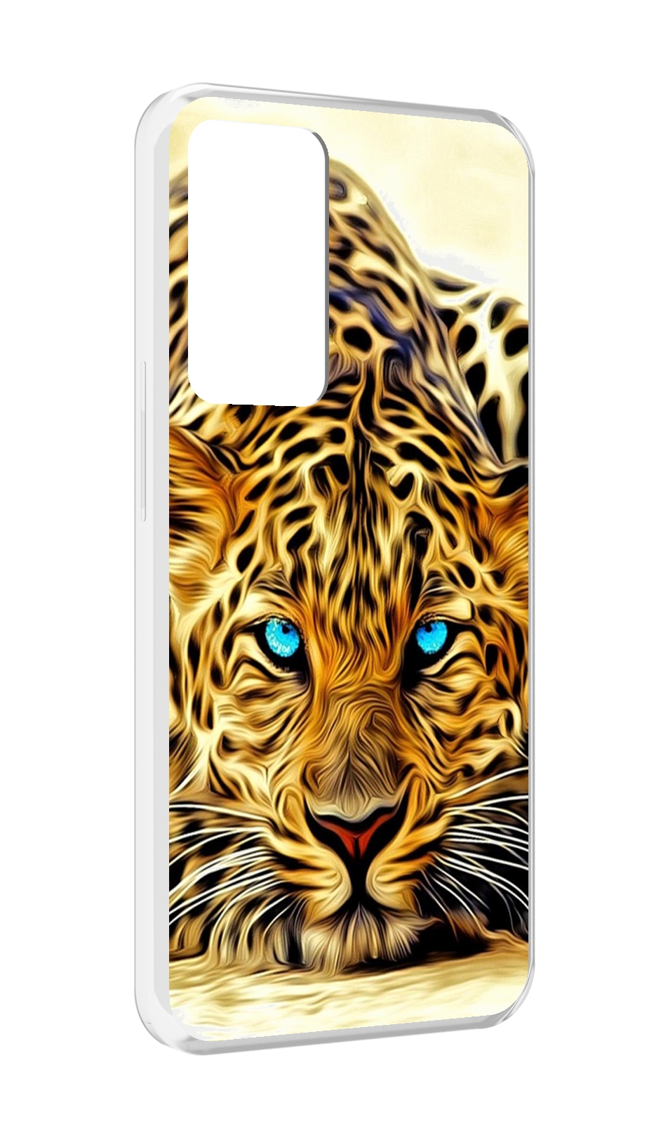 

Чехол MyPads Голубоглазый-гепард для OPPO Reno 8 Lite, Прозрачный, Tocco
