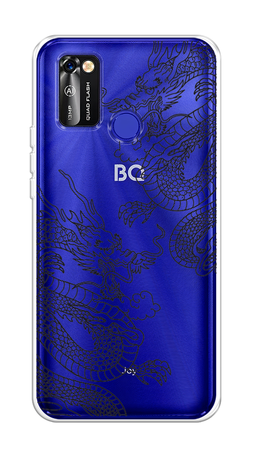 

Чехол на BQ 6353L "Два китайских дракона", Серый;черный, 202450-1