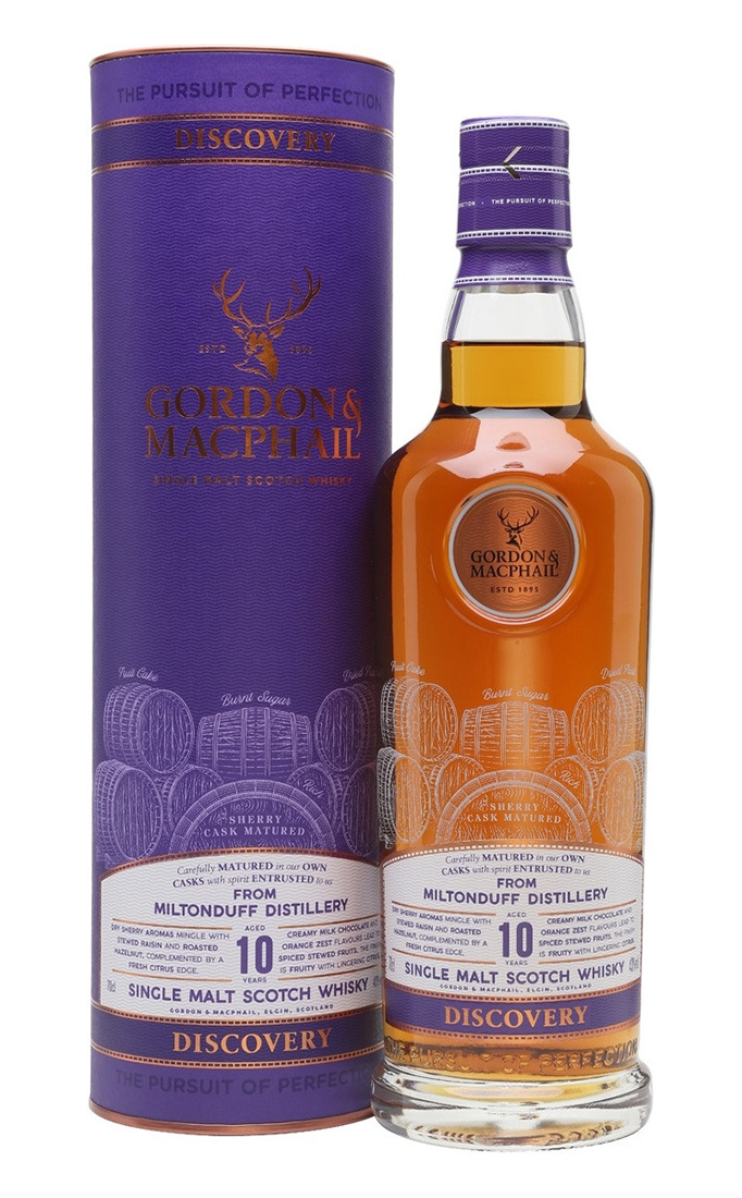 

Виски Gordon and Macphail Discovery Miltonduff 10 Years Old, 0.7 л