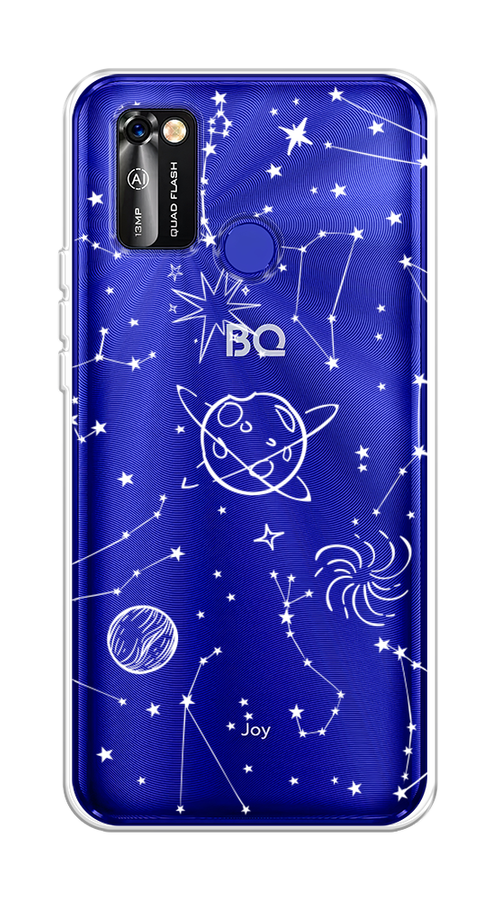 

Чехол на BQ 6353L "Планеты в космосе", Белый, 202450-2