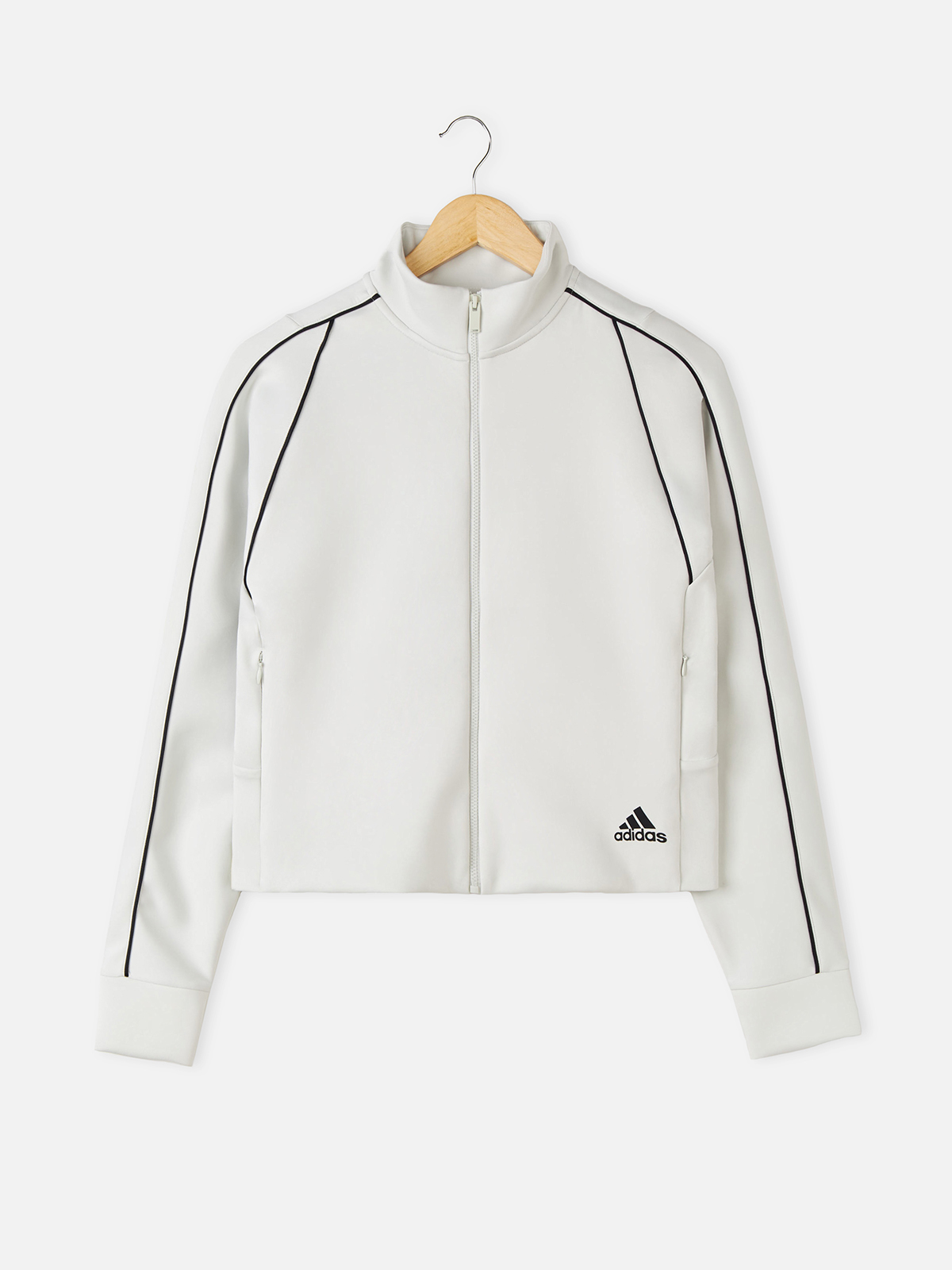 Толстовка женская Adidas, на молнии, FP8076, Orbgry, M