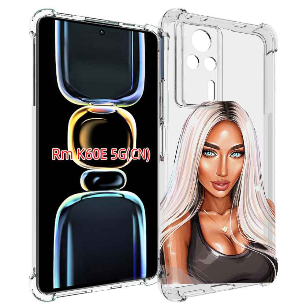 

Чехол MyPads Блондинка женский для Xiaomi Redmi K60E, Tocco