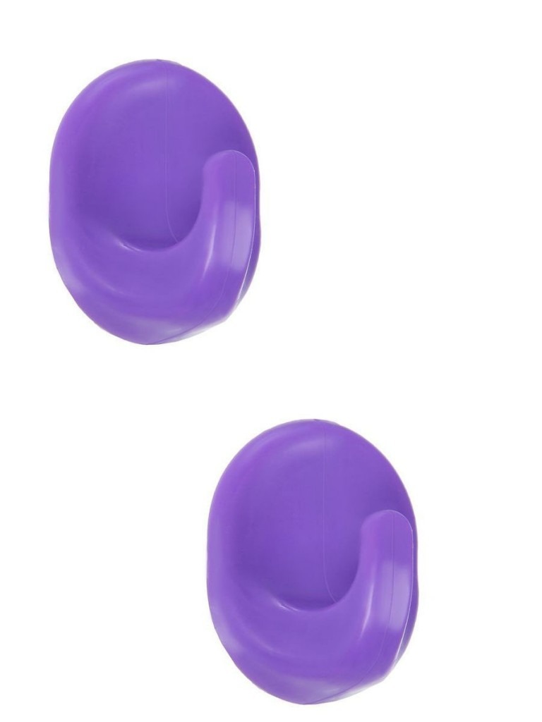 

Набор пластмассовых крючков Suction Cups 12 шт, Цвет: Фиолетовый