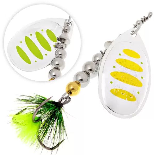 

Блесна вращающиеся Pontoon 21 Ball Concept №2.5 6,5гр. #BT02-082, Золотистый;желтый, Ball Concept