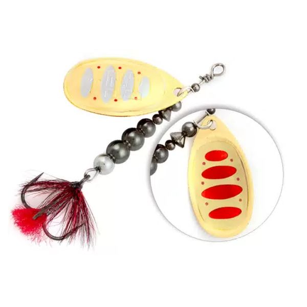 

Блесна вращающиеся Pontoon 21 Ball Concept №2 4,7гр. #BT02-054, Золотистый;красный, Ball Concept