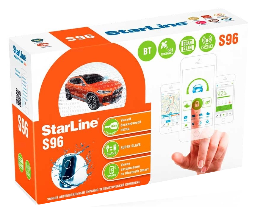 Сигнализация старлайн s96 v2. STARLINE a96 GSM. STARLINE s96 BT GSM. STARLINE as96 BT 2can+2lin GSM. Автосигнализация STARLINE s96 v2 BT 2 can-4lin GSM/GPS.