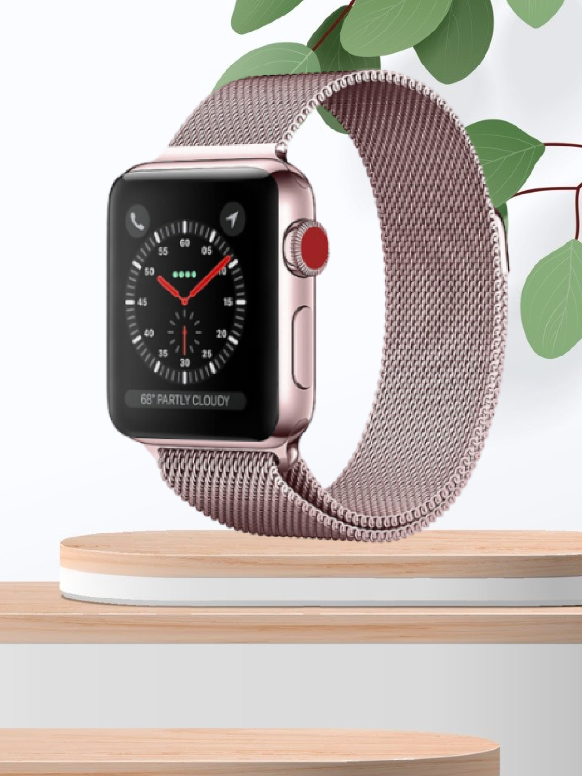 Ремешок для Apple Watch MUTURAL LIUJING SERIES 38/40/41mm миланская петля ROSE GOLD