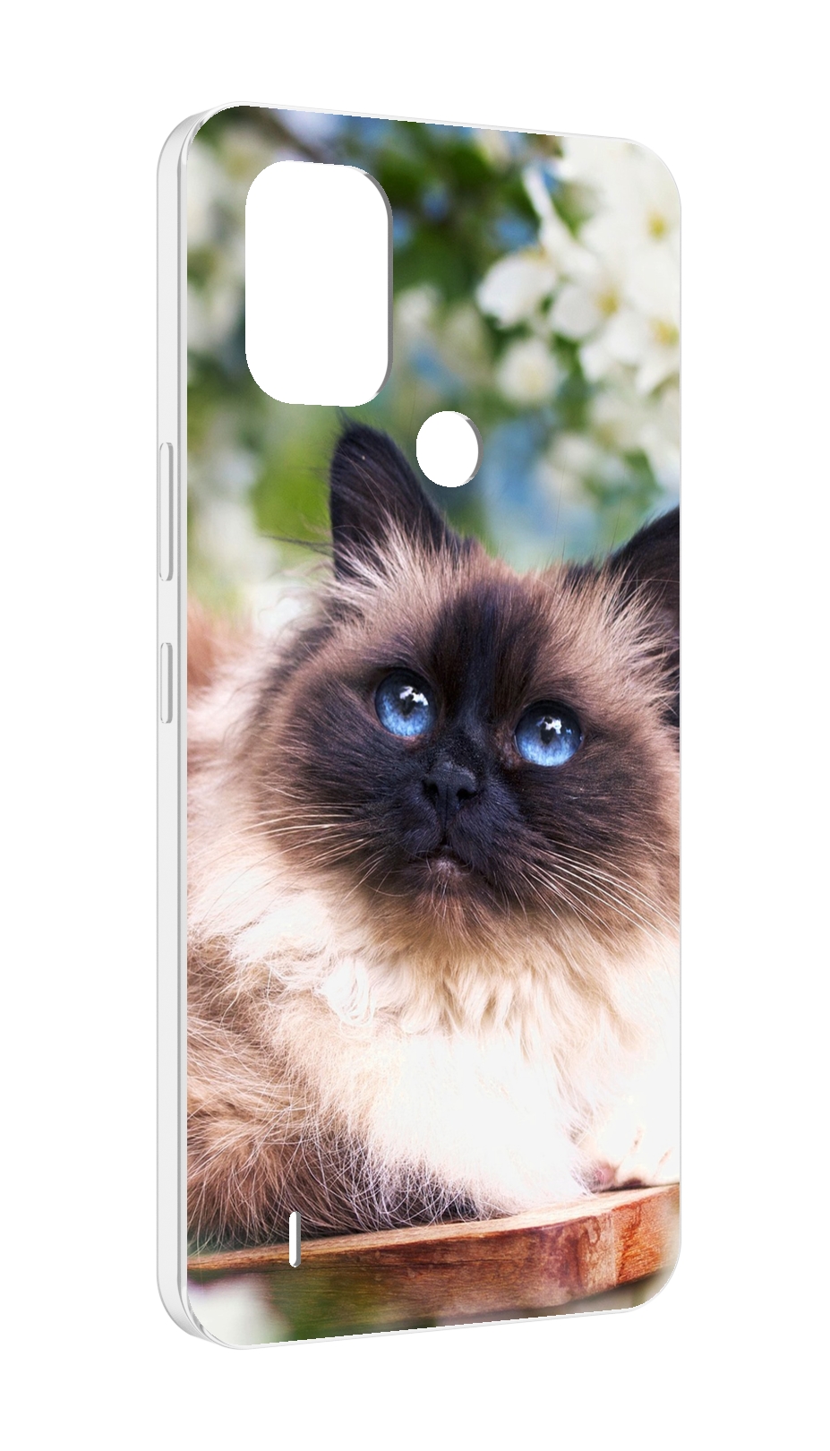 Чехол MyPads порода кошка Бирман для Nokia C31