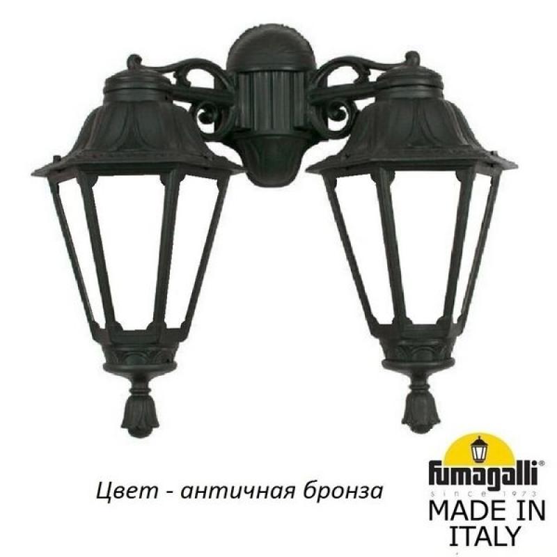 фото Настенный фонарь уличный fumagalli rut e26.141.000.byf1rdn