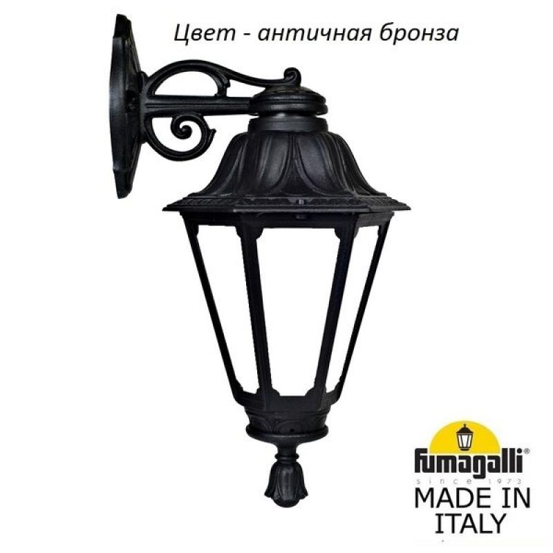 фото Настенный фонарь уличный fumagalli rut e26.131.000.byf1rdn