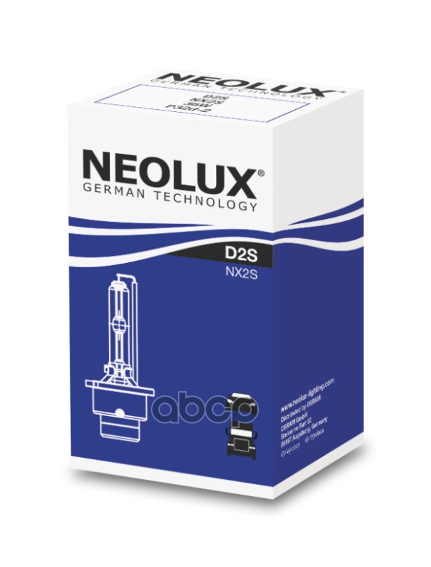 NEOLUX D2S-NX2S D2S (35W) 12V Лампа XENON [ксенон ,D2S ,без ПРА], 1шт. картонная коробка