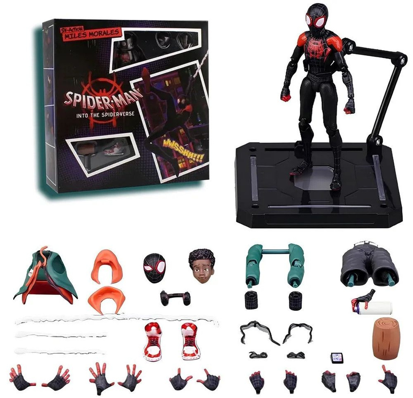 

Фигурка Человек Паук Майлз Моралес / Spider Man Miles Morales 13см, Фигурка