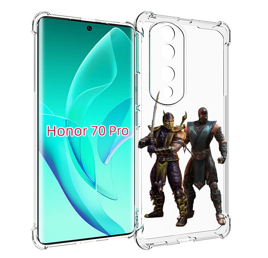 

Чехол MyPads Mortal-Kombat-1 для Honor 70 Pro / 70 Pro Plus, Прозрачный, Tocco