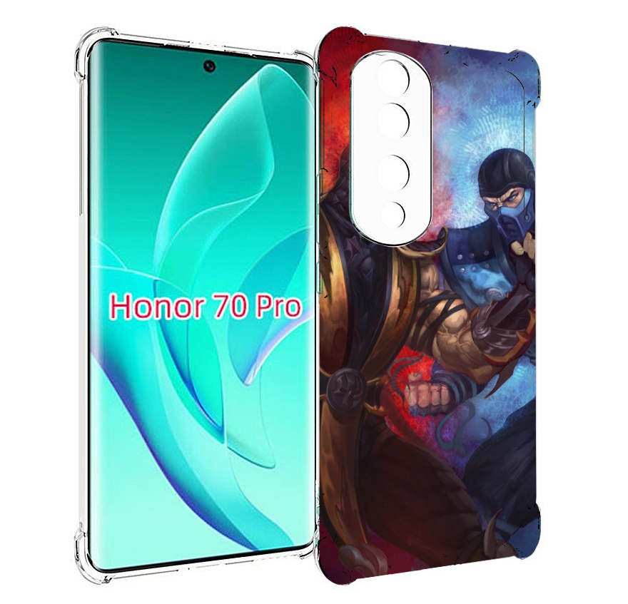 

Чехол MyPads Mortal Kombat art для Honor 70 Pro / 70 Pro Plus, Прозрачный, Tocco