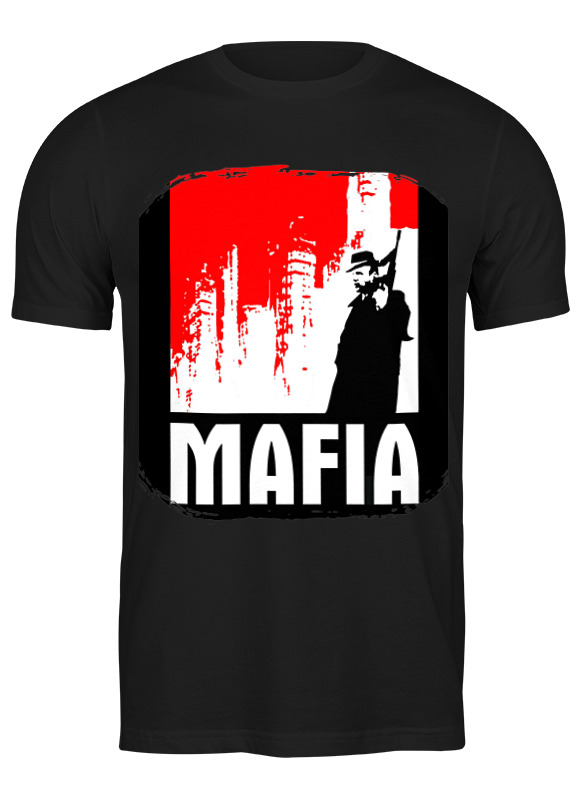 

Футболка мужская Printio mafia 3525741 черная 3XL, Черный, mafia 3525741