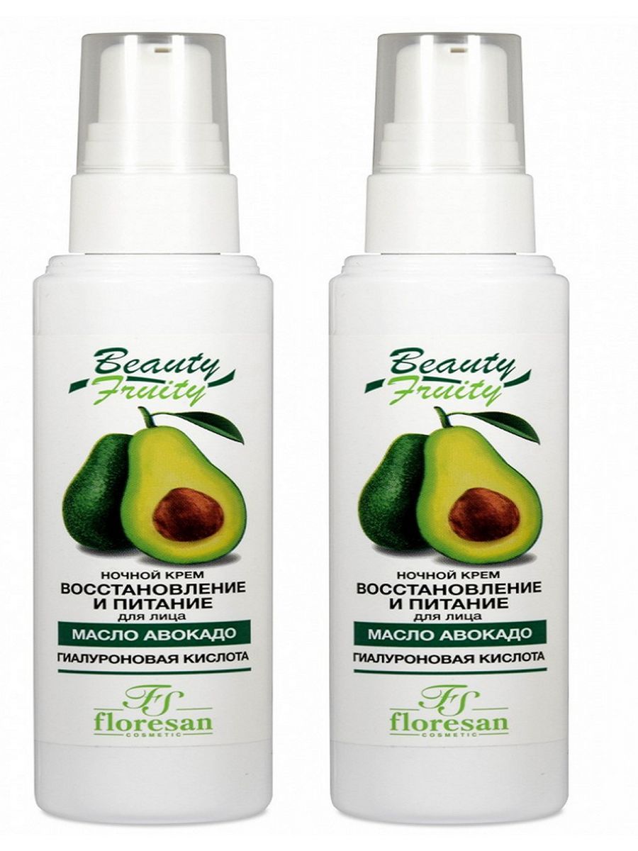 Набор Floresan Beauty fruity Крем для лица ночной 75 млх2 шт