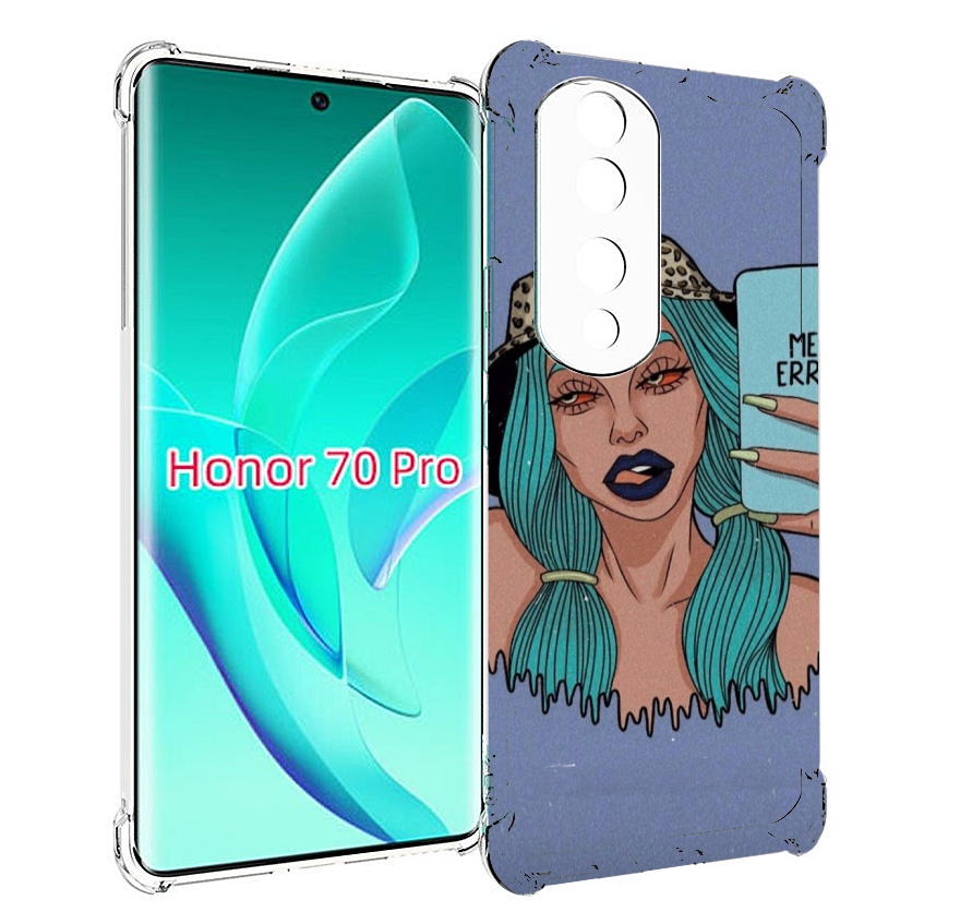 

Чехол MyPads ME Erra женский для Honor 70 Pro / 70 Pro Plus, Прозрачный, Tocco