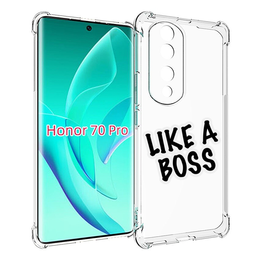 

Чехол MyPads Like-a-boss для Honor 70 Pro / 70 Pro Plus, Прозрачный, Tocco