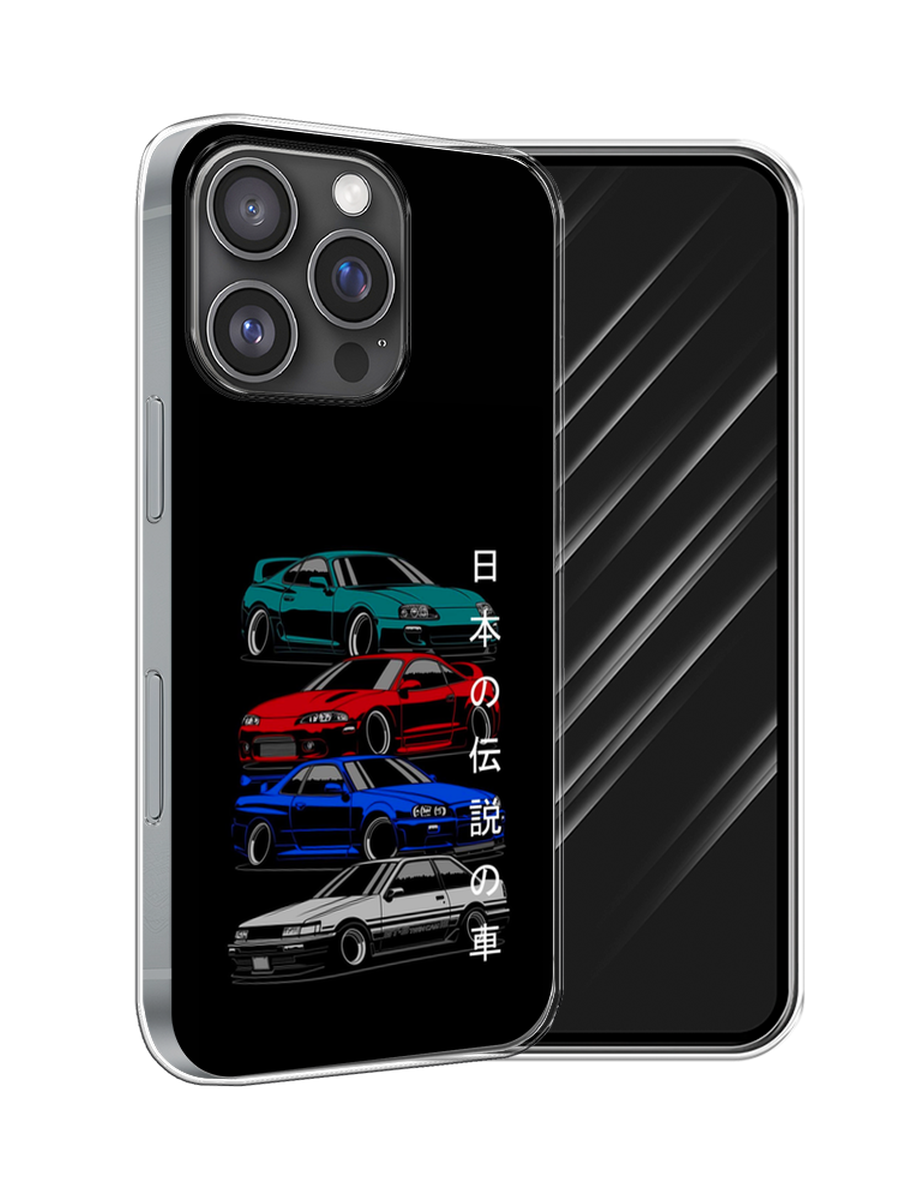 

Чехол Awog на Apple iPhone 16 Pro "JDM Legend cars", Зеленый;красный;синий, 16250-1