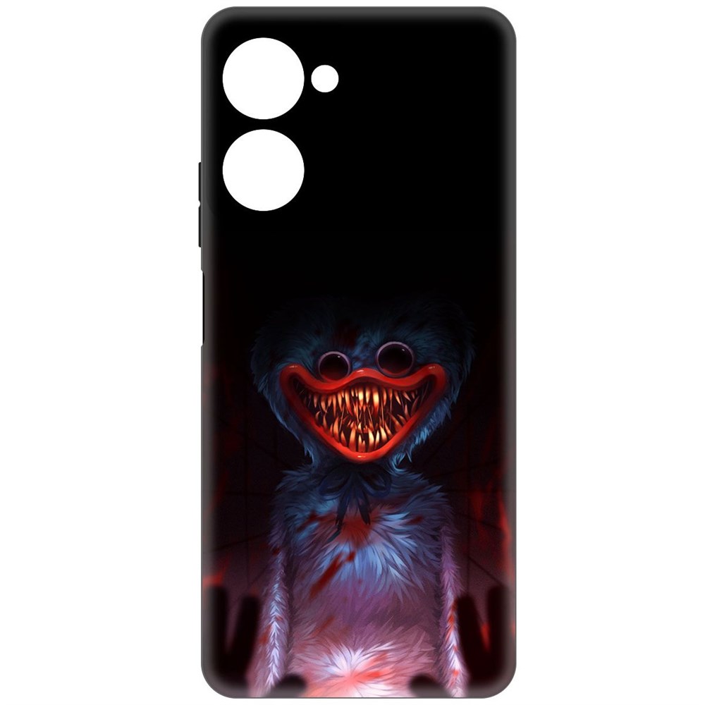 

Чехол-накладка Софт Атака Хаги Ваги для Realme 10 Pro, Черный