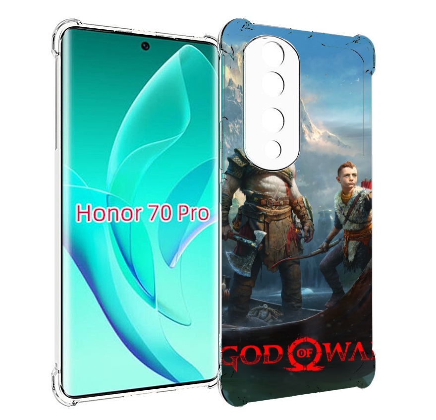 

Чехол MyPads God Of War Кратос Атрей для Honor 70 Pro / 70 Pro Plus, Прозрачный, Tocco