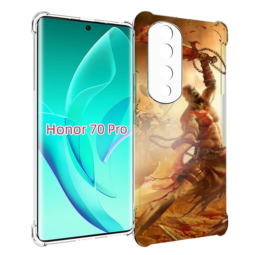 

Чехол MyPads God Of War III для Honor 70 Pro / 70 Pro Plus, Прозрачный, Tocco