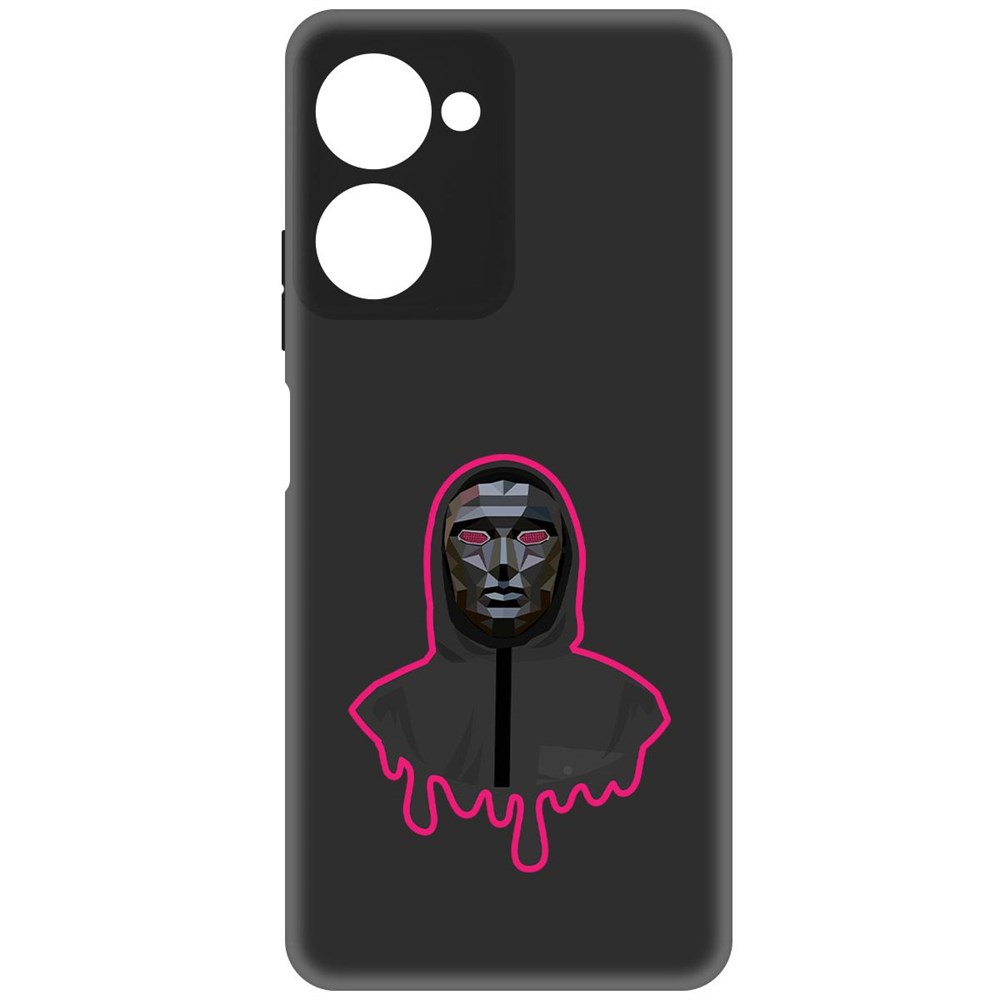 

Чехол-накладка Софт Игра в кальмара-Ведущий для Realme 10 Pro, Черный
