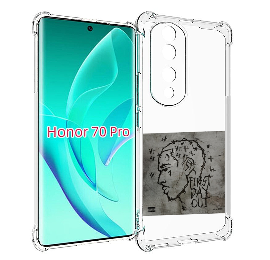 

Чехол MyPads First Day Out для Honor 70 Pro / 70 Pro Plus, Прозрачный, Tocco