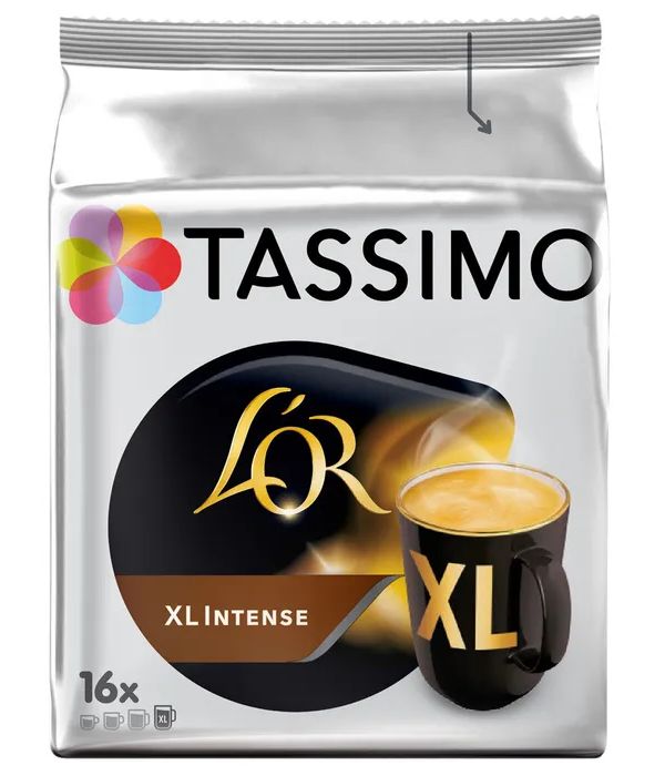 Кофе в капсулах tassimo LOR XL Intense 16 капсул