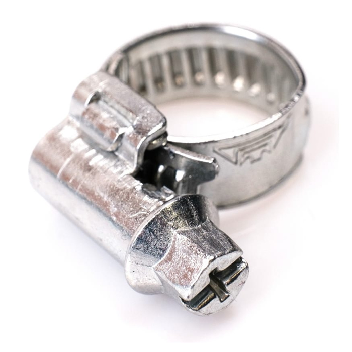 Хомут червячный, O 12-22мм, РОССИЯ