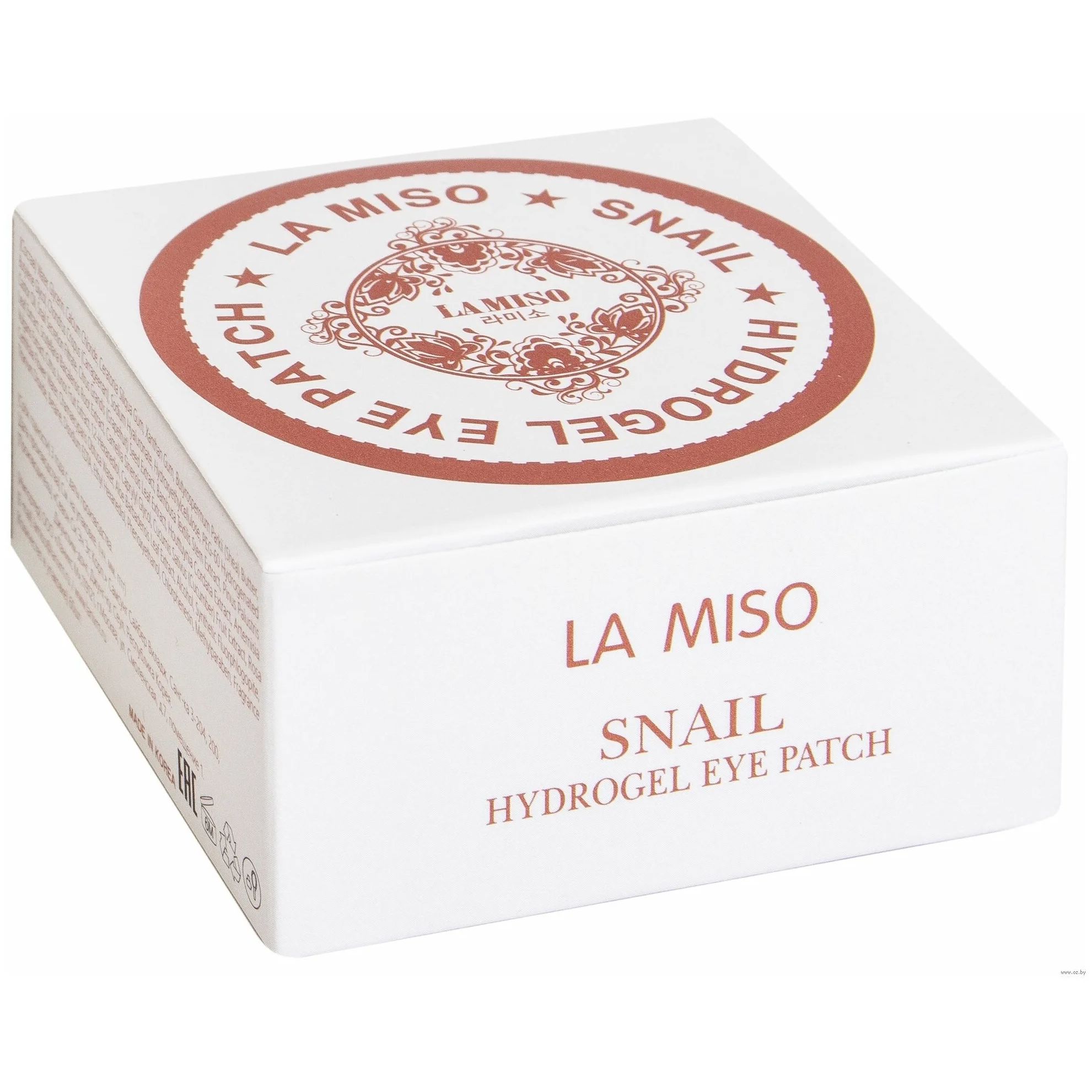 Патчи для глаз La Miso Snail Hydrogel 60 шт grace face патчи тканевые увлажняющие для глаз с витамином c от отеков и мешков 50 0