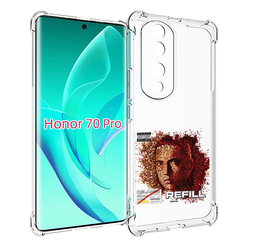 

Чехол MyPads Eminem RELAPSE, REFILL для Honor 70 Pro / 70 Pro Plus, Прозрачный, Tocco
