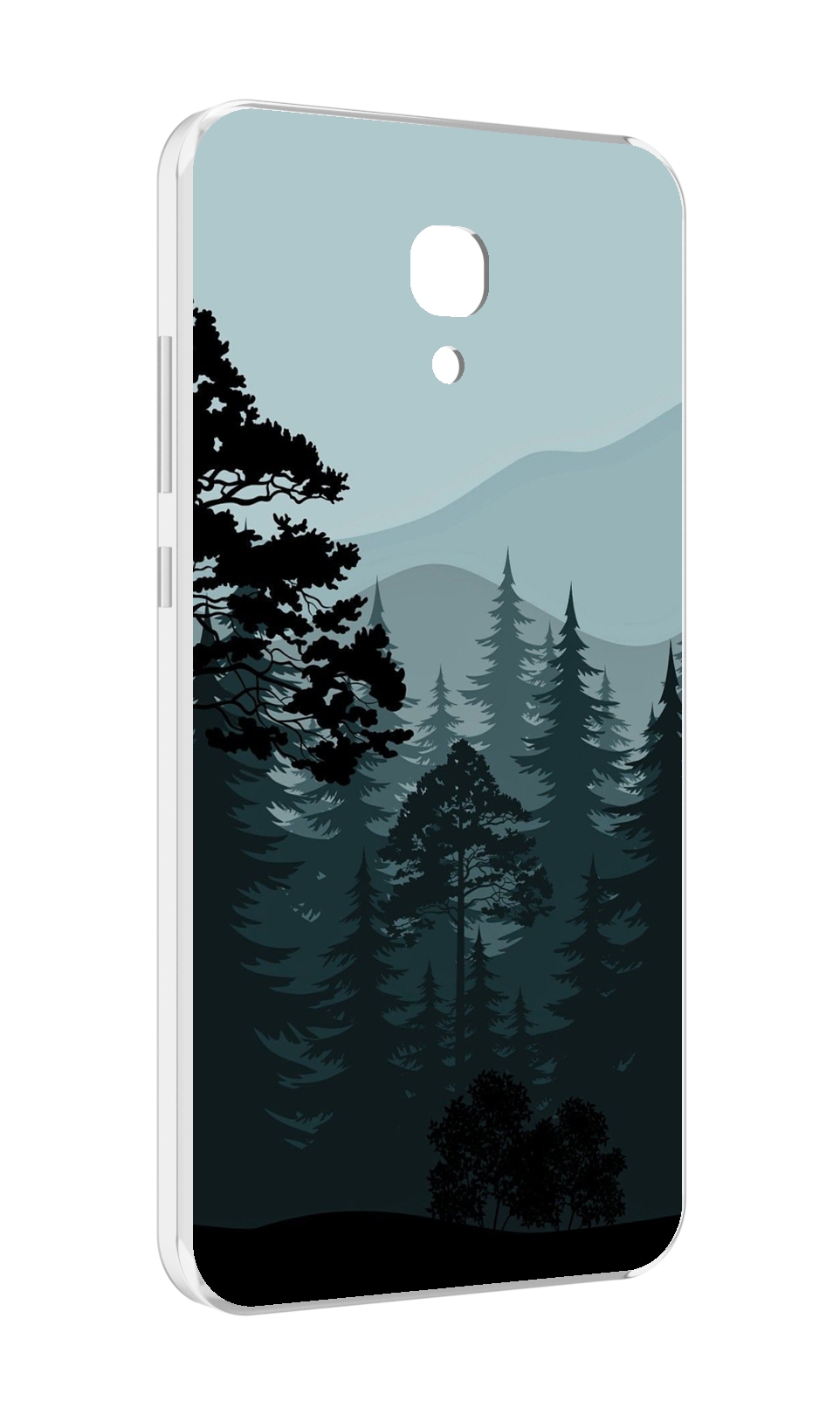 

Чехол MyPads темный лесочек для Meizu M6 (M711Q), Прозрачный, Tocco