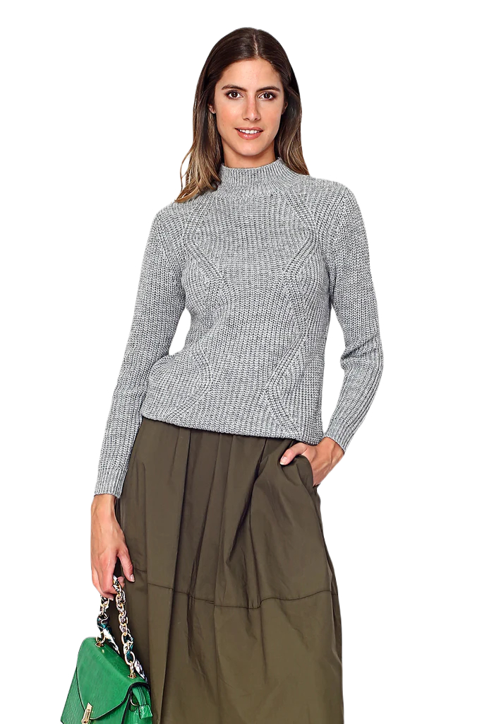 Свитер женский C&Jo CJF967 серый XL