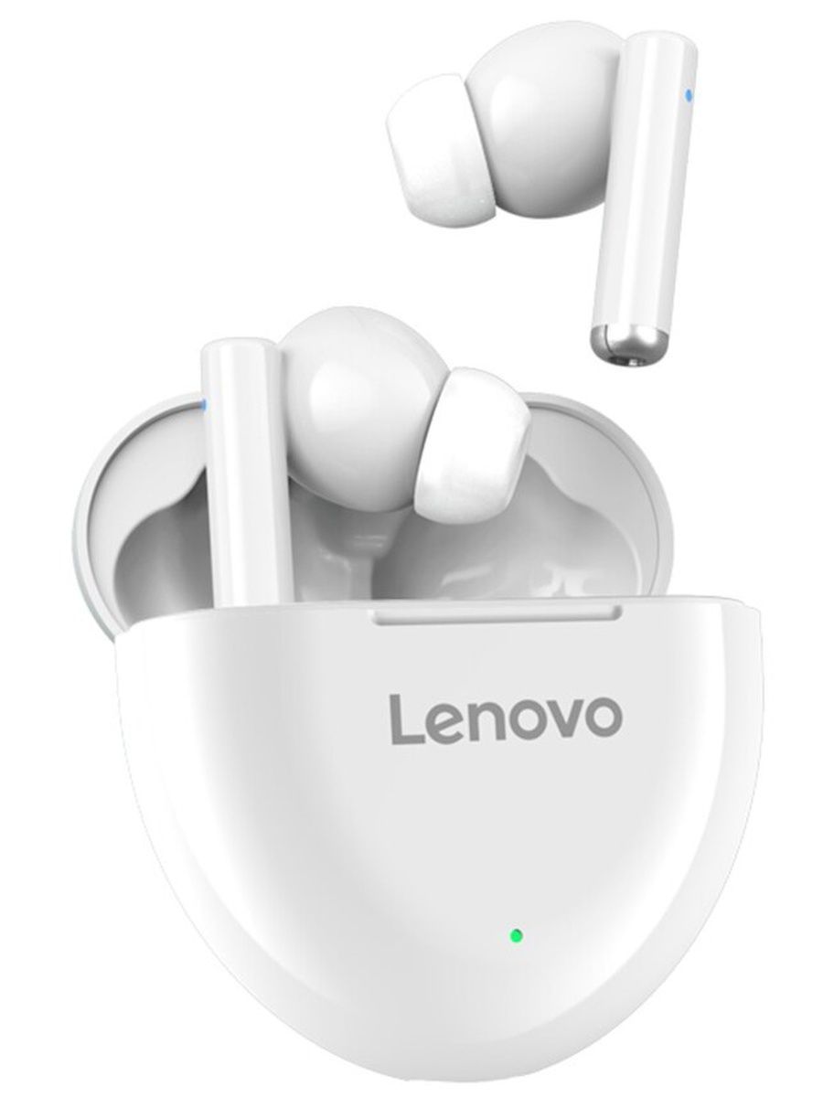 

Беспроводные наушники Lenovo HT06 True Wireless Earbuds белый